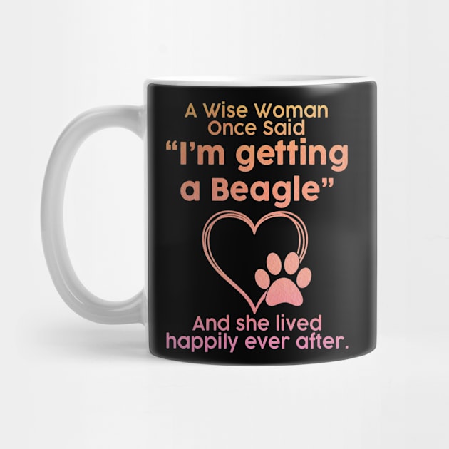 Beagle dog mom pet lover gift . Perfect present for mother dad friend him or her by SerenityByAlex